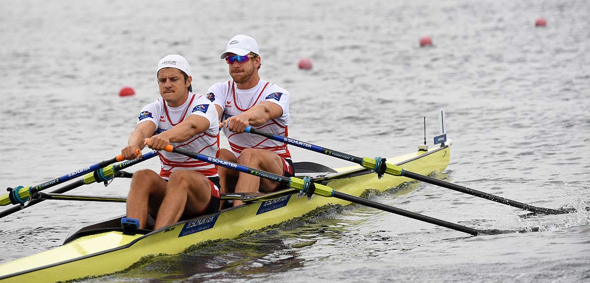 [Translate to English:] World Rowing Cup III Rotterdam M2x Gold SUI