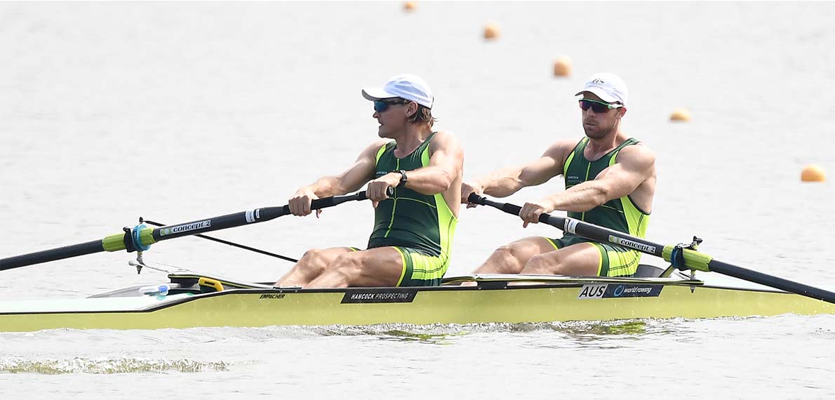 World Rowing Cup II Poznan M2- Gold AUS