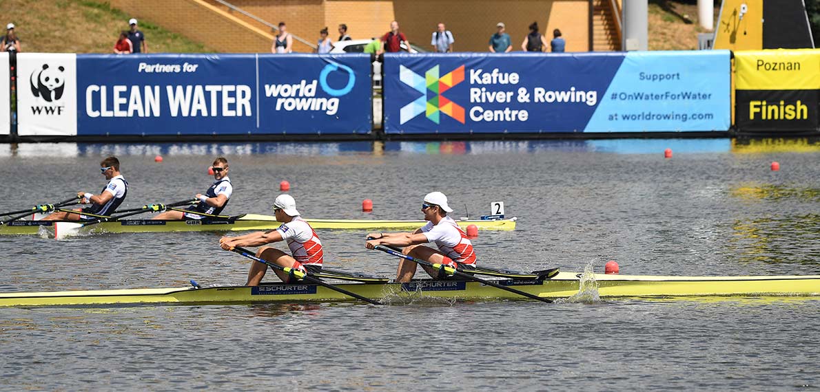 World Rowing Cup II Poznan M2x Gold SUI_Silver GBR
